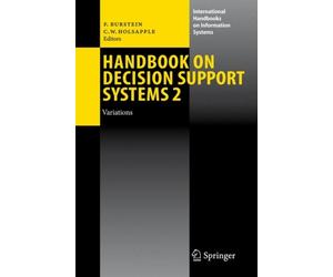 Burstein - Handbook on Decision Support Systems 2 Variations - New h - X555z