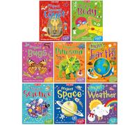 Bursting with Super Cool Facts & Hands on Projects Series 8 Books Collection Set (Ancient Egypt, Body, Bugs, Dinosaur, Earth, Science, Space & Weather)