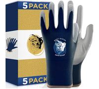 BURT BAKER BEST EVER - Lightweight work gloves with non-slip grip (precision fit) heavy duty for men and women