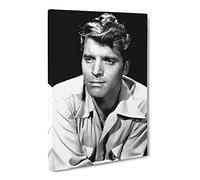 Burt Lancaster Modern Canvas Wall Art Print Ready to Hang, Framed Picture for Living Room Bedroom Home Office Décor, 24x16 Inch (60x40 cm)