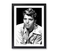 Burt Lancaster Modern Framed Print | A3 Black Framed Wall Art | Ready to Hang | Modern Nature Picture | Living Room Bedroom Lounge Office