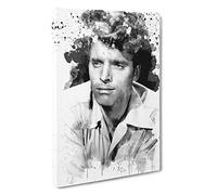 Burt Lancaster V3 Canvas Print | Gallery Wrapped 30mm Frame Wall Art | 30x20 inches | Ready to Hang | Modern Picture | Living Room Bedroom Lounge Office
