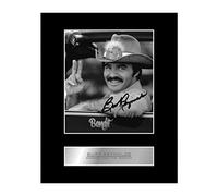Burt Reynolds Signed Mounted Photo Display Smokey and The Bandit Autographed Gift Picture Print