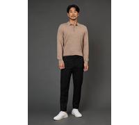 Burton 1904 Men's Black Pintuck Smart Trousers | Size: 36S Burton 1904 Black 36S