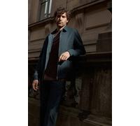 Burton 1904 Navy Textured Harrington Jacket navy S