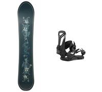 Burton - All mountain / freeride snowboard - Pack Counterbalance Deco 2026 - Green Green 158 cm.158W cm