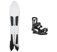 Burton - All-mountain Snowboard bindings - Pack Family Tree 3D Channelsurfer 2025 for Men - White White S.M.L.XL