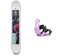 Burton - All-mountain snowboard bindings - Pack Talent Scout 2025 - White White S.M.L.XL