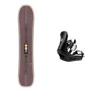 Burton - All-mountain Snowboard bindings - Snowboard Set Cartographer 2024 for Men - Grey Grey S.M.L