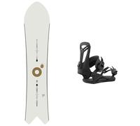 Burton - All-mountain Snowboard bindings - Snowboard set Family Tree Short Stop 2024 for Men - Orange Orange
