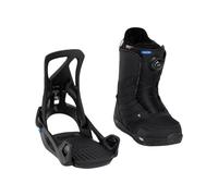 Burton - All mountain snowboard boots and bindings pack - Womens Step On Package for Women - Size 4,5 UK - Black Black 4.5 UK