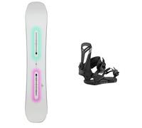 Burton - All mountain snowboard - Pack Custom Glow 2026 for Men - White White 154W cm.170W cm