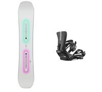 Burton - All mountain snowboard - Pack Custom Glow 2026 for Men - White White 154W cm