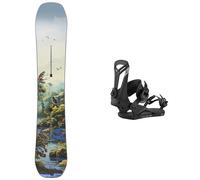 Burton - All mountain snowboard - Pack Custom Jungle 2026 for Men - Green Green 154W cm.170W cm