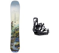 Burton - All-mountain snowboard - Pack Custom Jungle 2027 for Men - Green Green 154W cm.170W cm