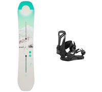Burton - All mountain snowboard - Pack Feelgood First Tracks 2026 for Women - Blue Blue 142 cm.146 cm.152 cm