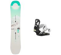 Burton Feelgood Smalls Junior Snowboard Green 135 Kids