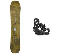 Burton - All mountain snowboard - Pack Ft Hometown Hero Smalls 2026 in Wood - Green Green 130 cm.140 cm