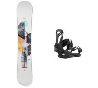 Burton - All mountain snowboard - Pack Hideaway 2026 for Women in Wood - White White 144 cm.148 cm.152 cm.155 cm