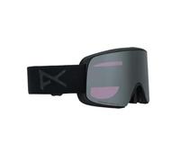 Burton Anon M6S Snow Goggles + Bonus Lens + MFI Face Mask + Case (Low Bridge Fit) (Frame: Smoke, Lens: Perceive Sunny Onyx, Spare Lens: Variable Violet)