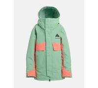 Burton Ascutney 2L Hooded Jacket Light Green Pink Kids - L