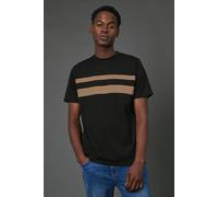 Burton Black Chest Stripe T-Shirt black S