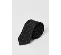 Burton Black Foulard Tie black One Size