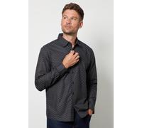 Burton Black Geo Print Long Sleeve Smart Shirt black