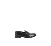 Burton Black Leather Penny Loafer, 9, Black