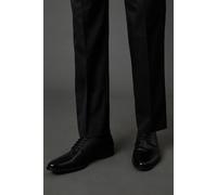 Burton Black Leather Smart Derby Shoes black 9