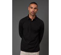 Burton Black Long Sleeve Smart Jersey Polo Shirt black M