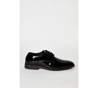 Burton Black Patent Smart Derby Shoes black 8