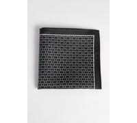 Burton Black Printed Geo Pocket Square black One Size