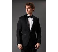 Burton Men's Black Slim Fit Shawl Collar Tuxedo Jacket | Size: 36R Burton Black 36R
