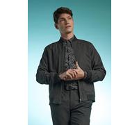 Burton Black Tile Print Slim Fit Long Sleeve Shirt black XXL