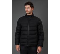 Burton Black Wool Look Quilted Jacket black