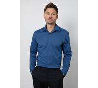Burton Blue Slim Fit Easy Iron Shirt blue