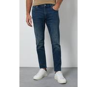 Burton Men's Blue Wash Skinny Fit Jeans in Bright Blue | Size: 30R Burton Bright Blue 30R