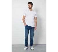 Burton Men's Blue Wash Stretch Slim Fit Jeans in Bright Blue | Size: 36S Burton Bright Blue 36S