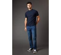 Burton Blue Wash Stretch Straight Fit Jeans In Light Wash light wash 38R