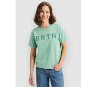 Burton BRTN Short Sleeve T-Shirt Green Women - L