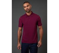 Burton Burgundy Jersey Polo Shirt burgundy