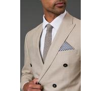 Burton Champagne Geo Print Pocket Square champagne One Size