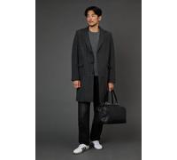 Burton Charcoal Herringbone Epsom Coat charcoal L