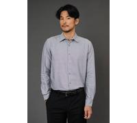 Burton Charcoal Oxford Long Sleeve Shirt charcoal S