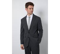 Burton Charcoal Regular Fit Suit Jacket charcoal