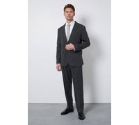 Burton Men's Charcoal Regular Fit Suit Trousers | Size: 34S Burton Charcoal 34S