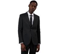 Burton Mens Suit Jacket Charcoal Slim Fit Business Formal Wedding Smart Workwear