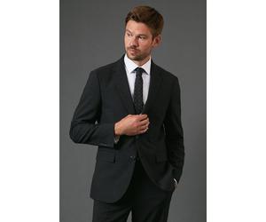 Burton Charcoal Tailored Fit Essential Suit Jacket charcoal