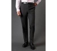 Burton Charcoal Tailored Fit Smart Trousers, 36S, Charcoal
